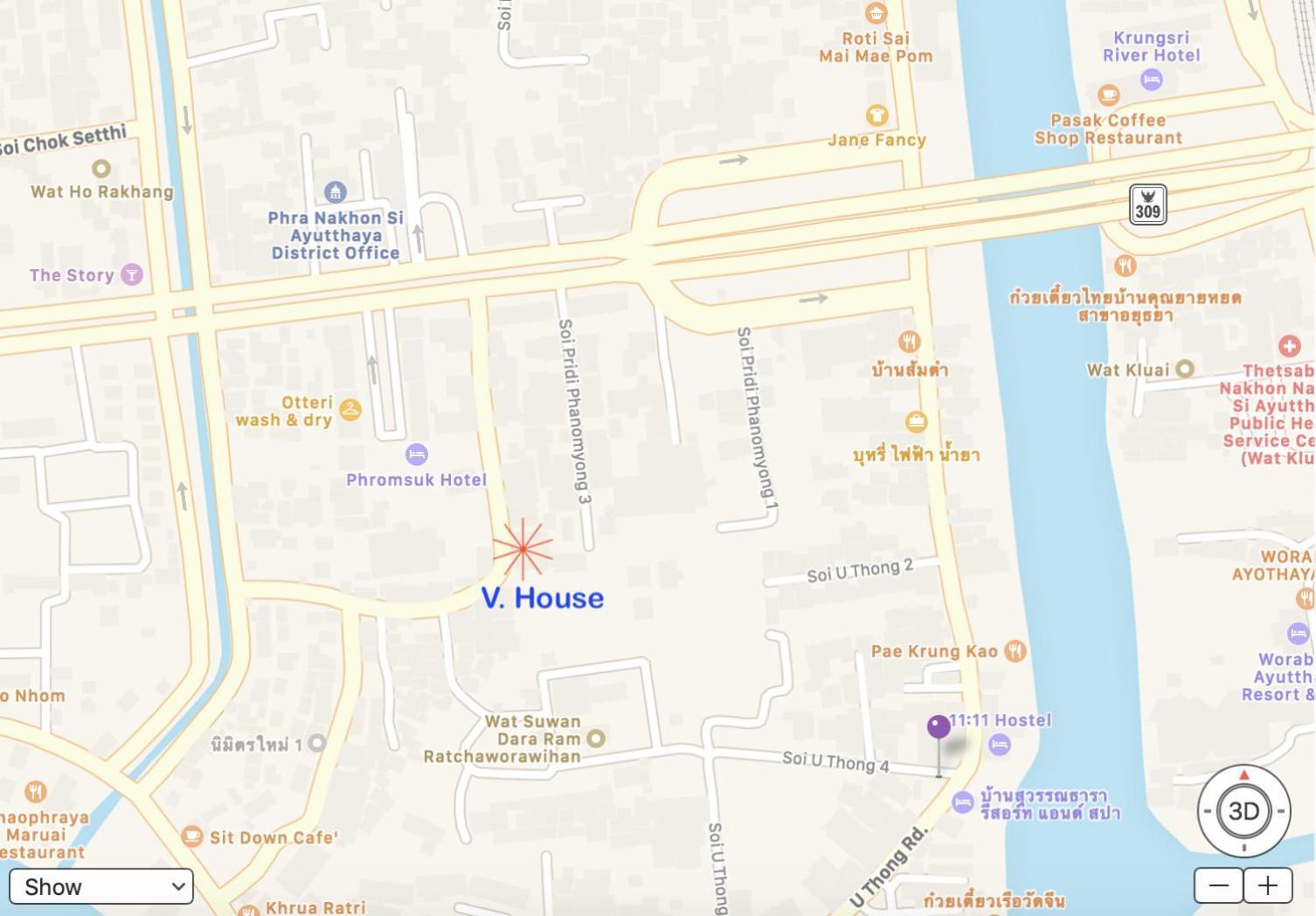 Manu V House Hotel Ayutthaya Bagian luar foto